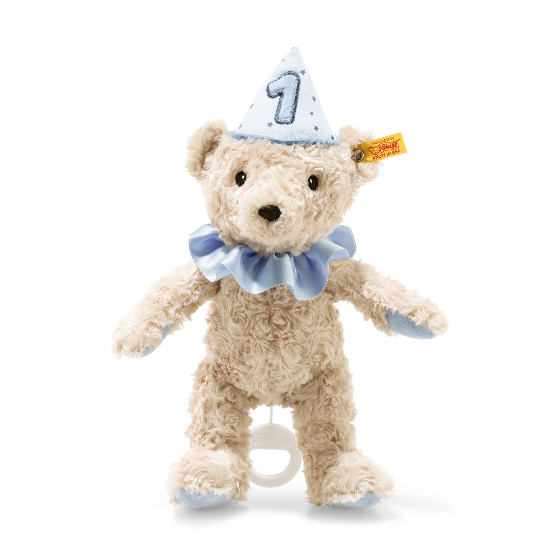 First birthday boy Teddy bear with musical box