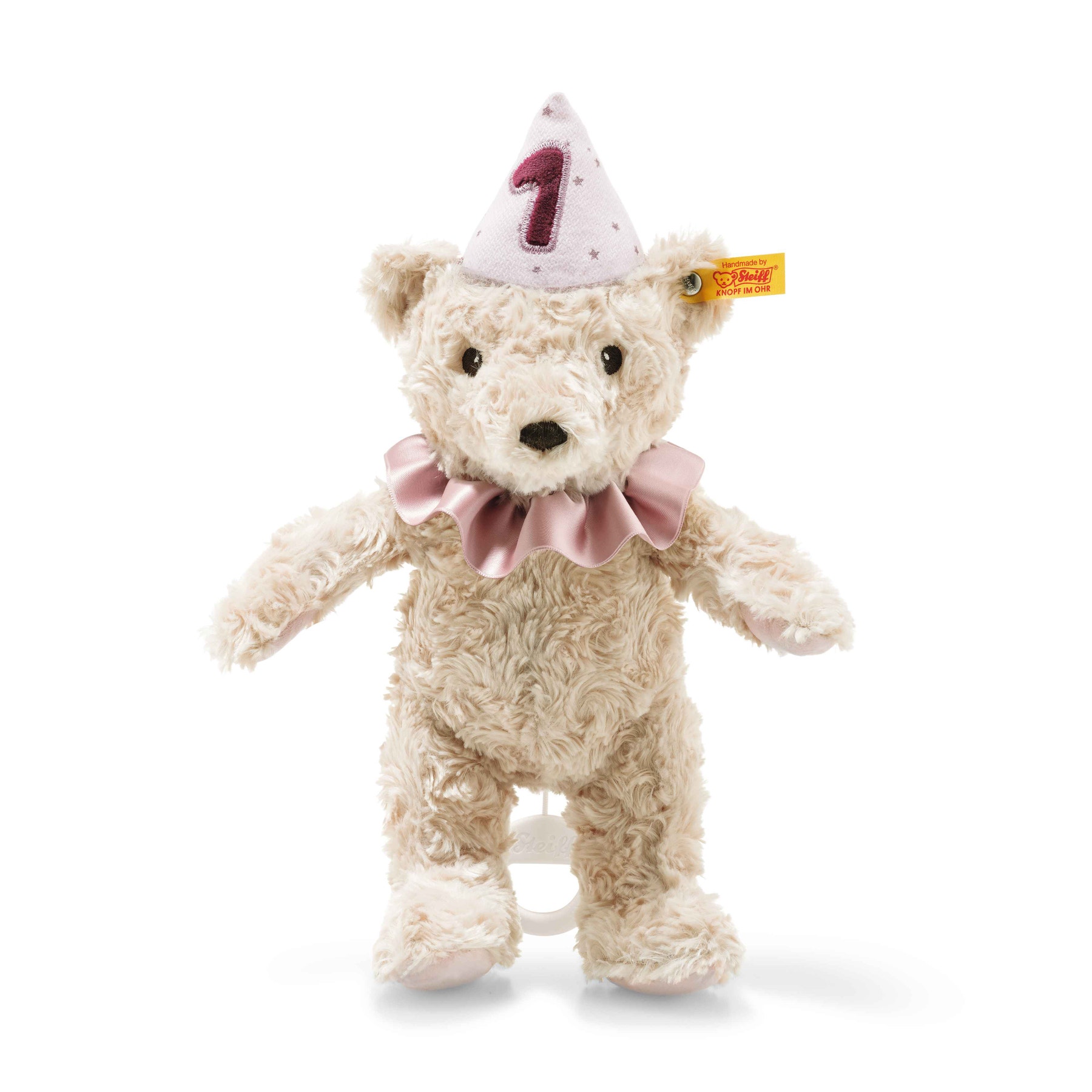 First birthday girl Teddy bear with musical box