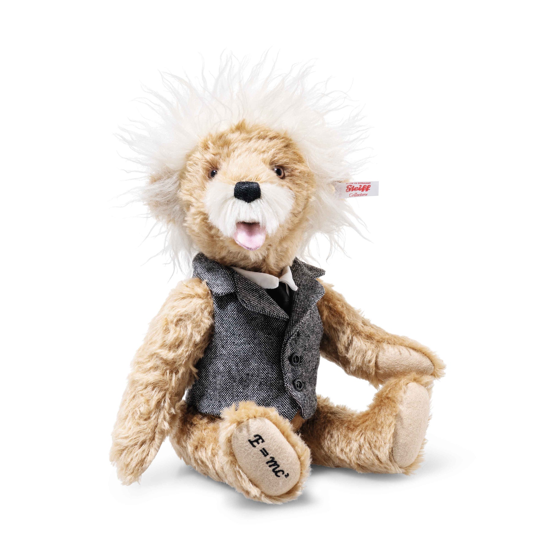 Albert Einstein Teddy bear 35 cm beige Steiff