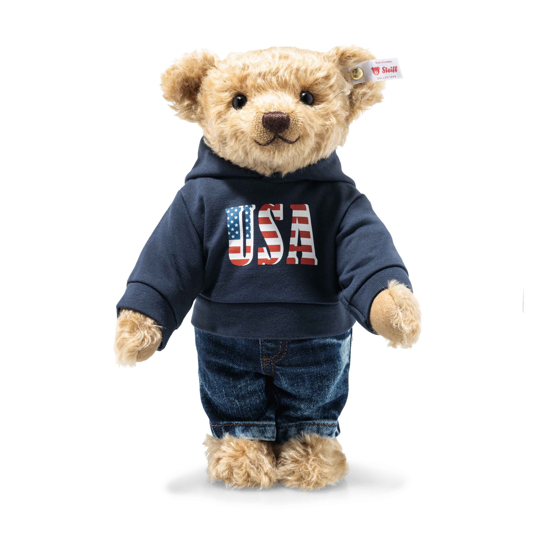 The Great American Teddy Bear with USA Hoodie