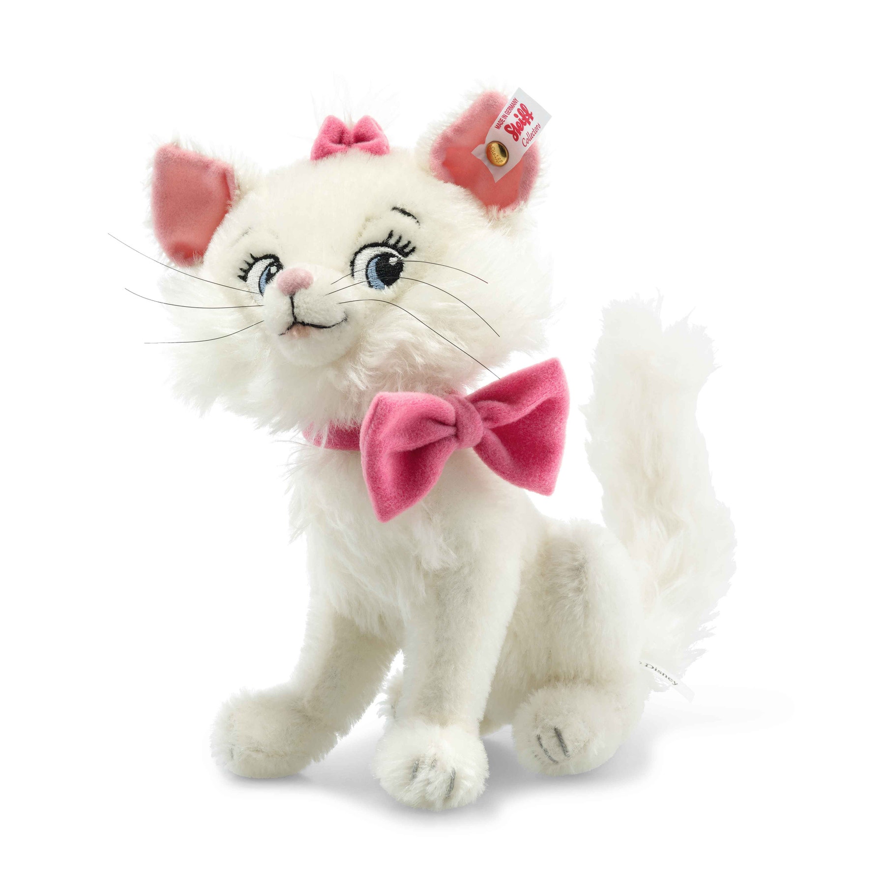 Attache tétine Marie chat DISNEY Les Aristochats blanc étoiles doré