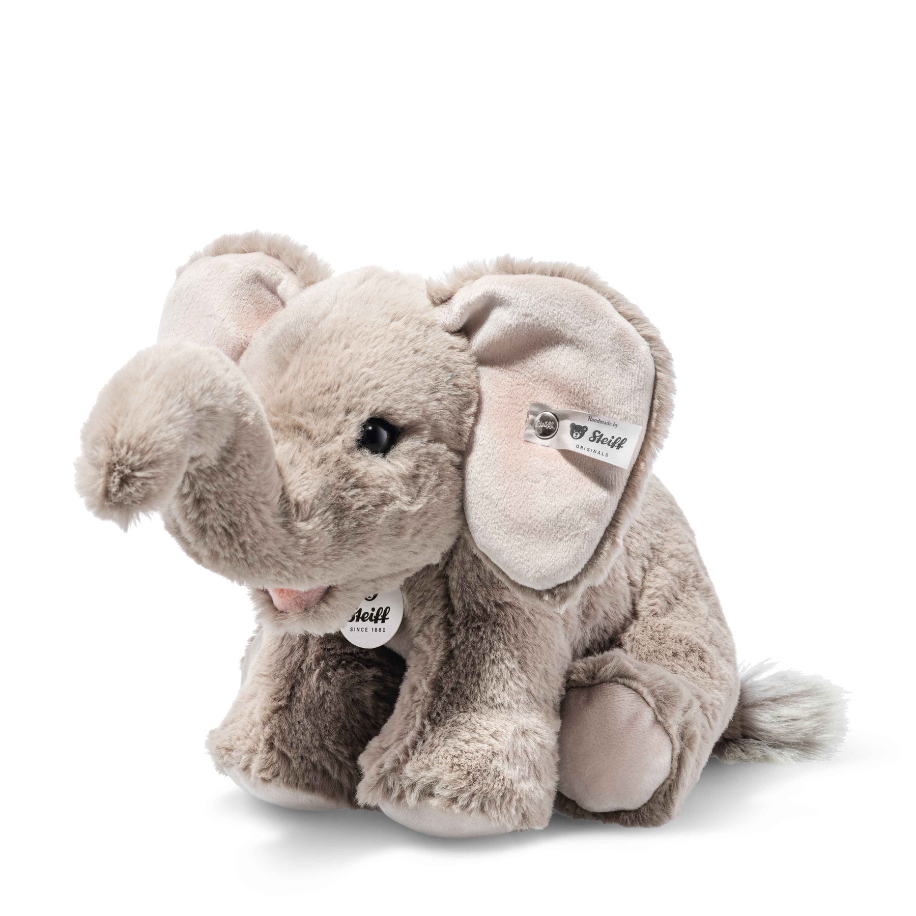 Edie elephant, 24 cm, light grey - Steiff.com