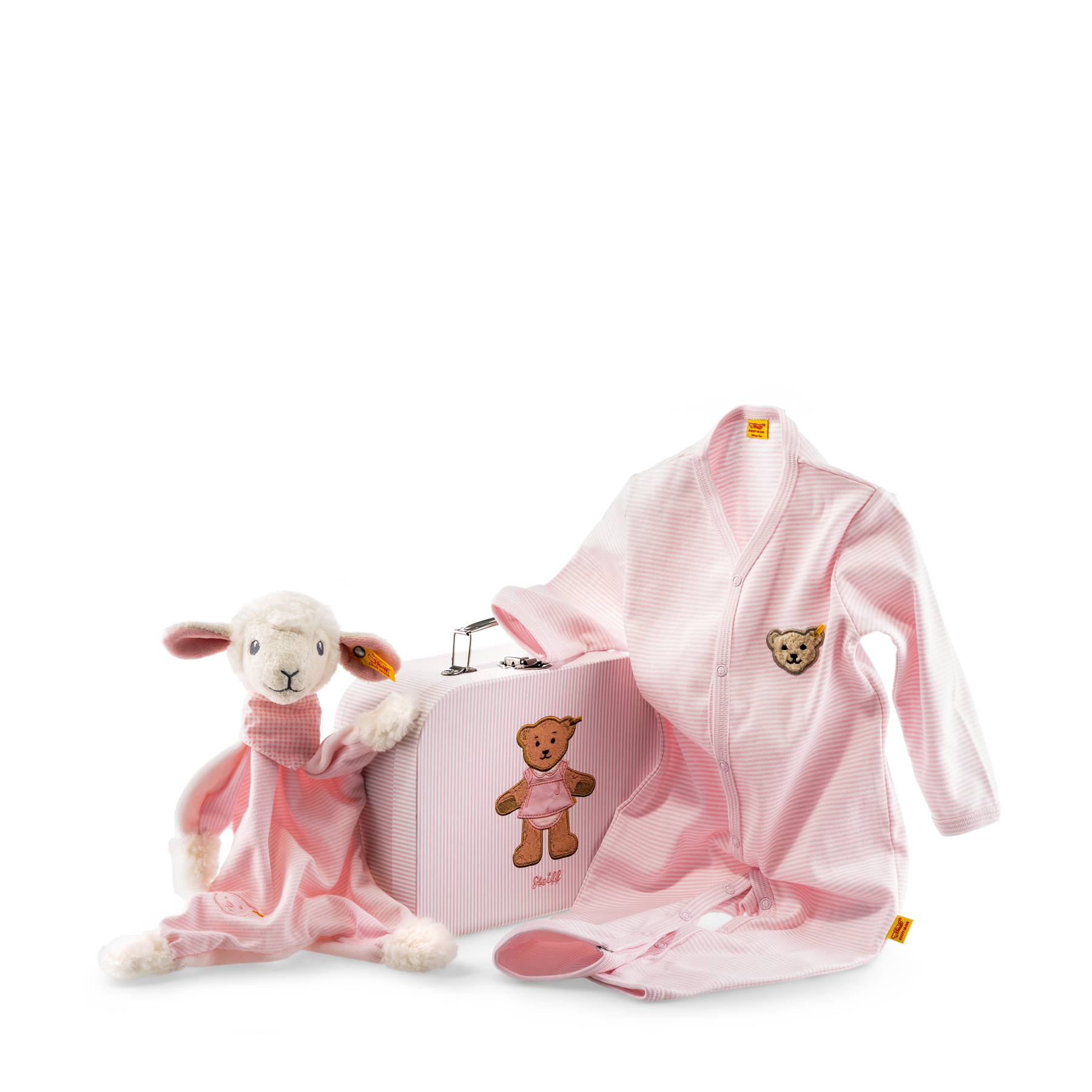 Sweet dreams lamb comforter gift set