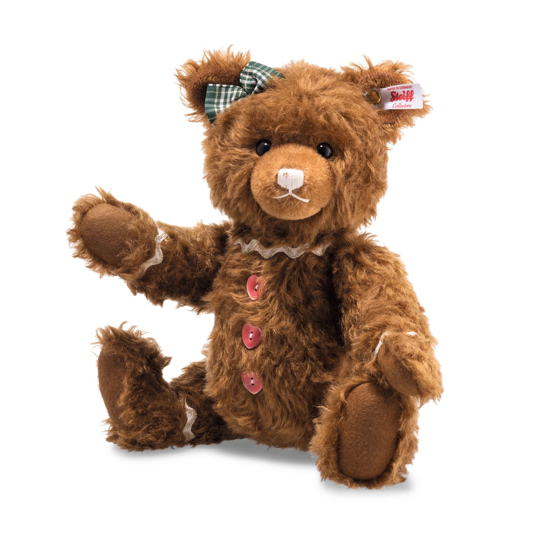 Ginger Bread Teddy bear, 11 in, brown - Steiff.com