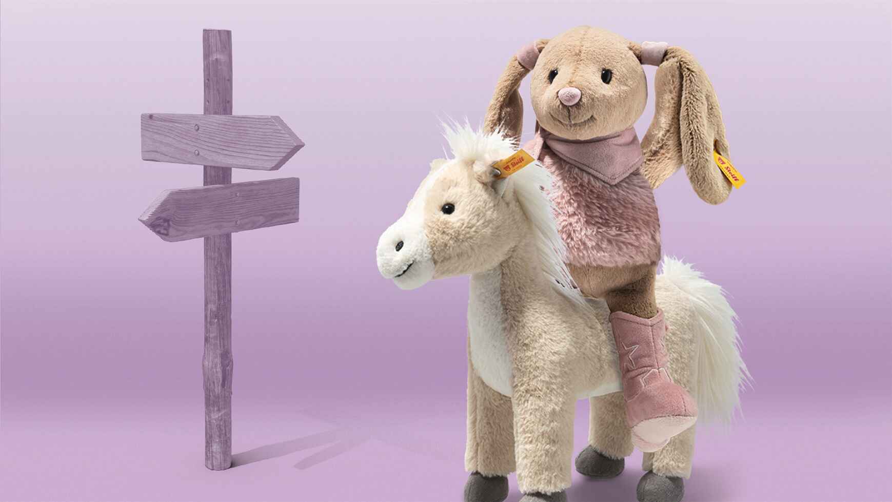 Gola horse, 27 cm, beige - Steiff.com