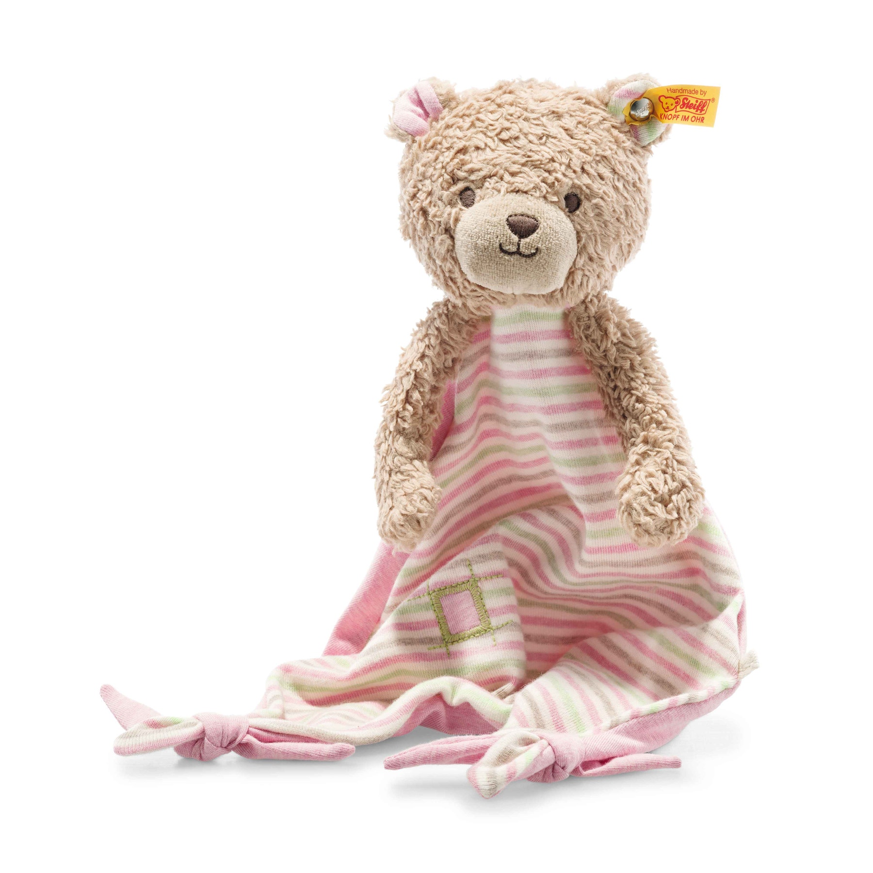 GOTS Rosy Teddybär comforter