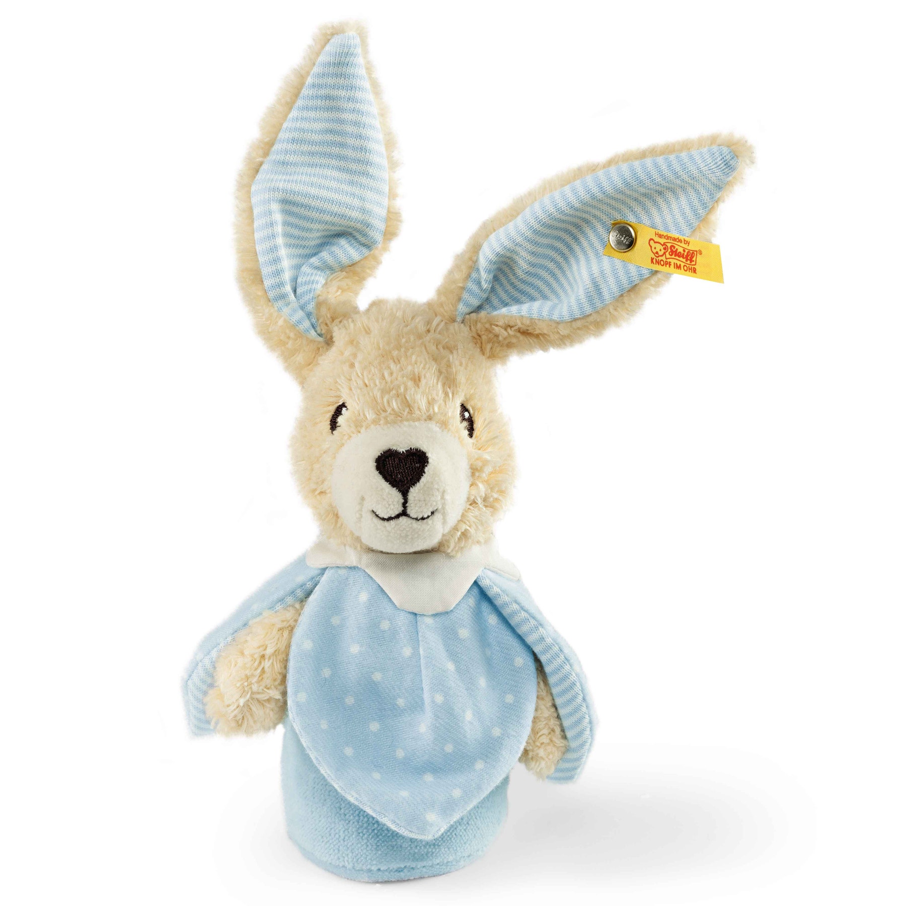 Hoppel rabbit grip toy with rustling foil