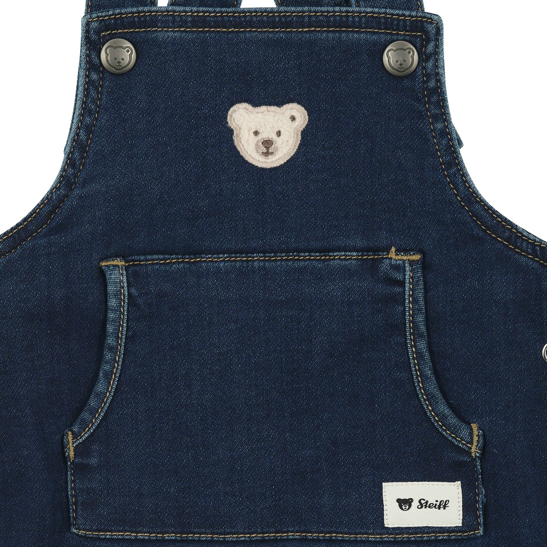 Steiff Baby Jeans Mit Weichbund - Moon Indigo, Größe 74
