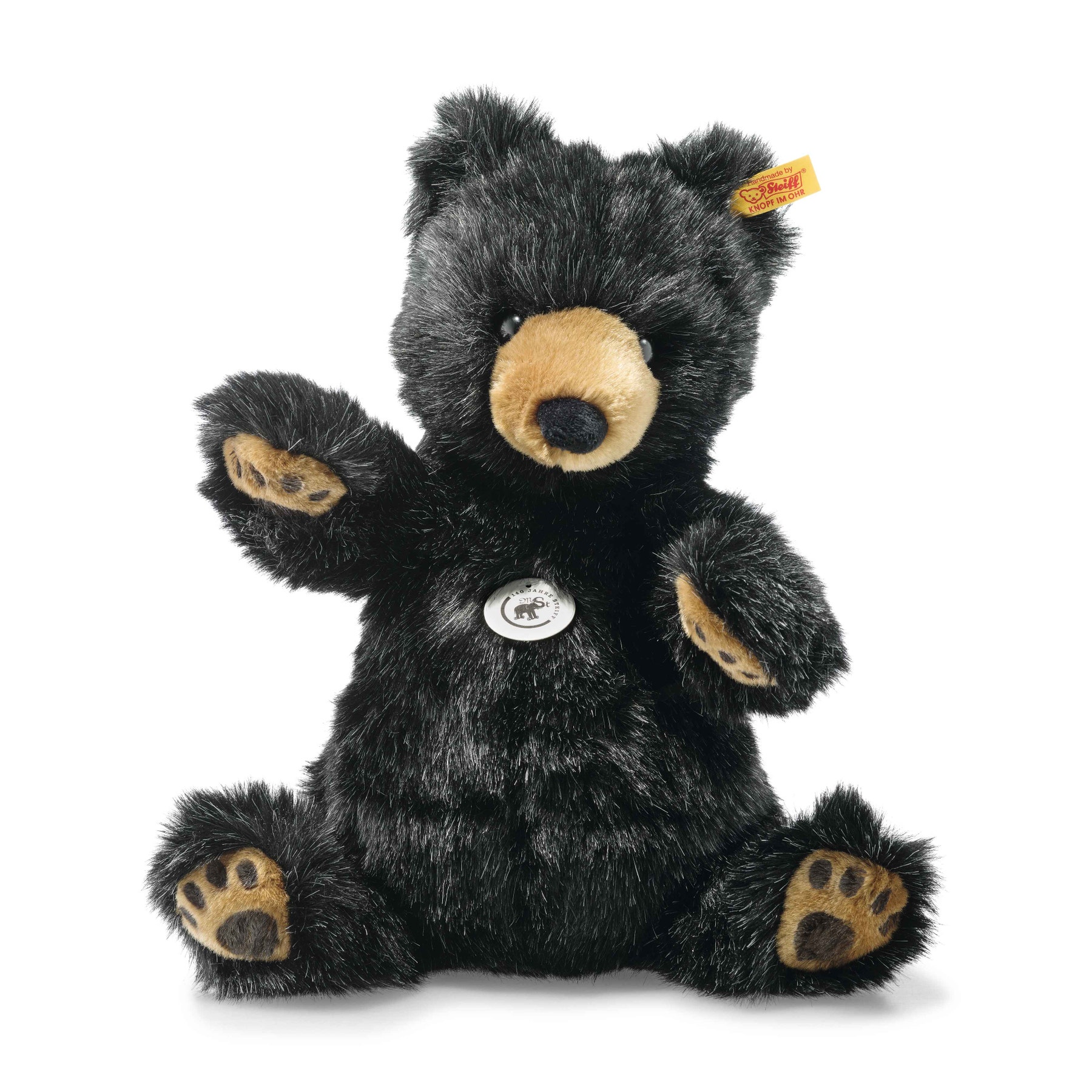 Josey Grizzly bear, 27 cm, black - Steiff.com
