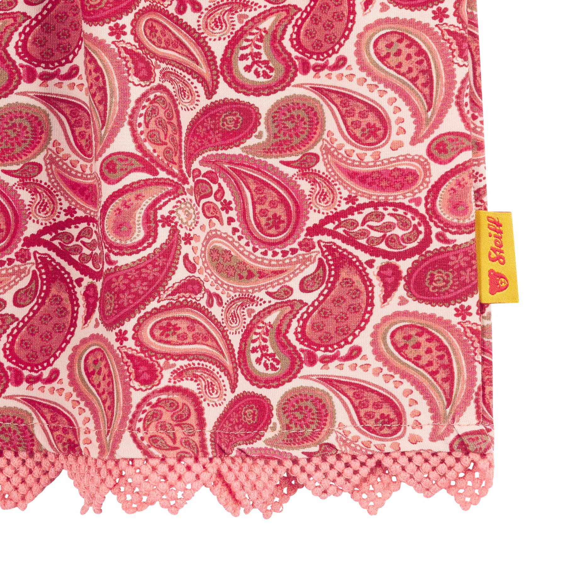 Steiff Mädchen Kleid Langarm - Zeitloser Klassiker Mit Teddy-Motiv