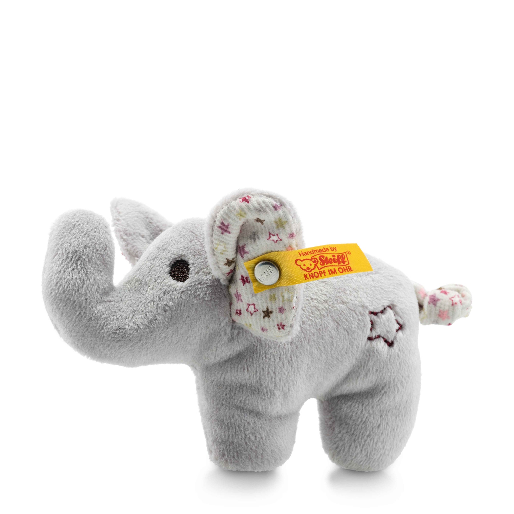 Mini Knister-Elefant mit Rassel