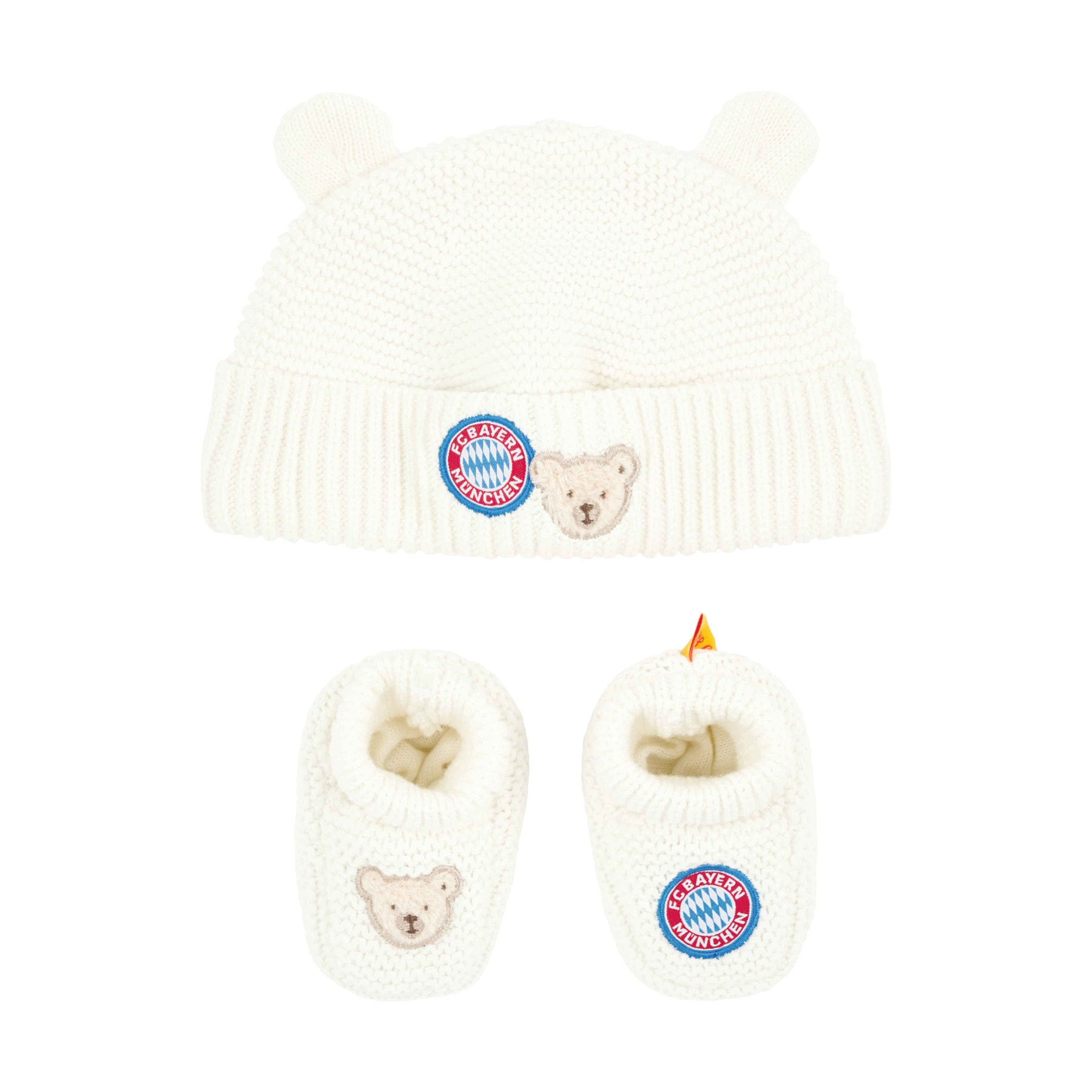 Mütze + Babyschuhe FC Bayern