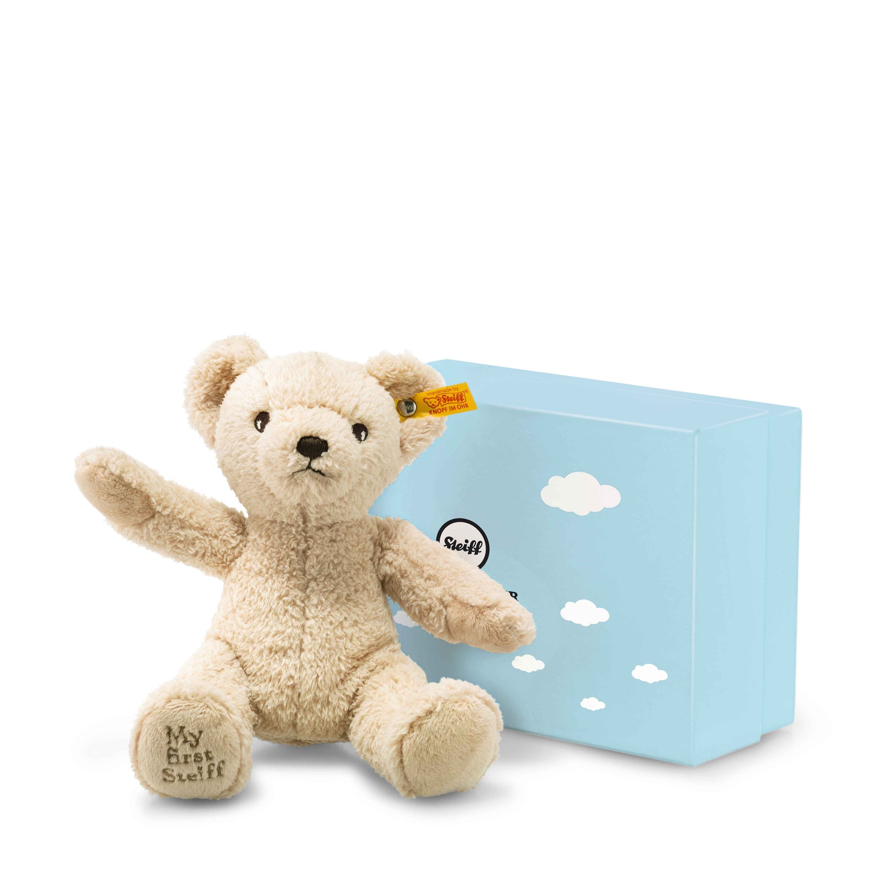 Steiff Teddy Bear My First Steiff Pink 241352 New Baby Girl Gift Boxed Present 