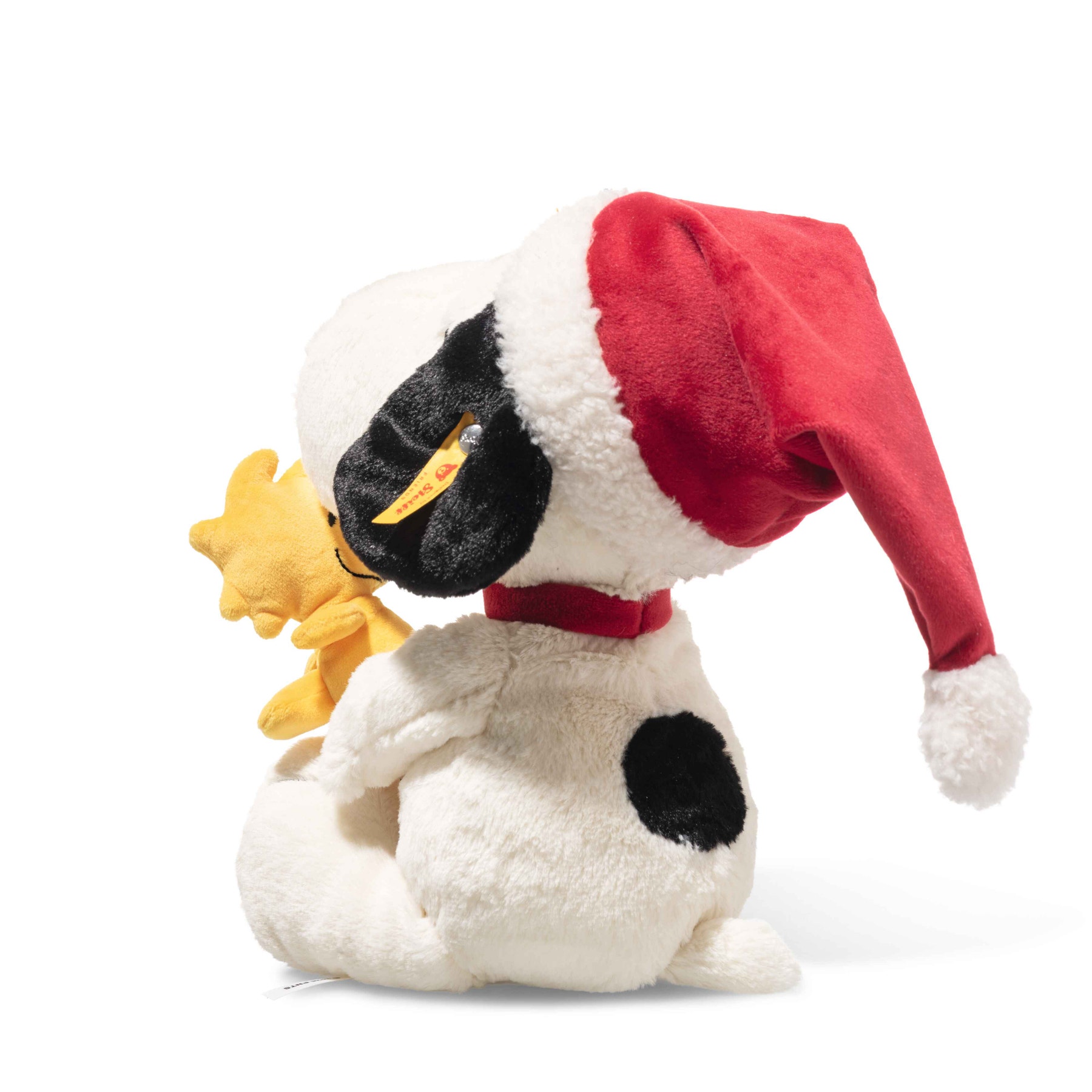 Snoopy Christmas with Woodstock in Santa hat, 30 cm, multicoloured