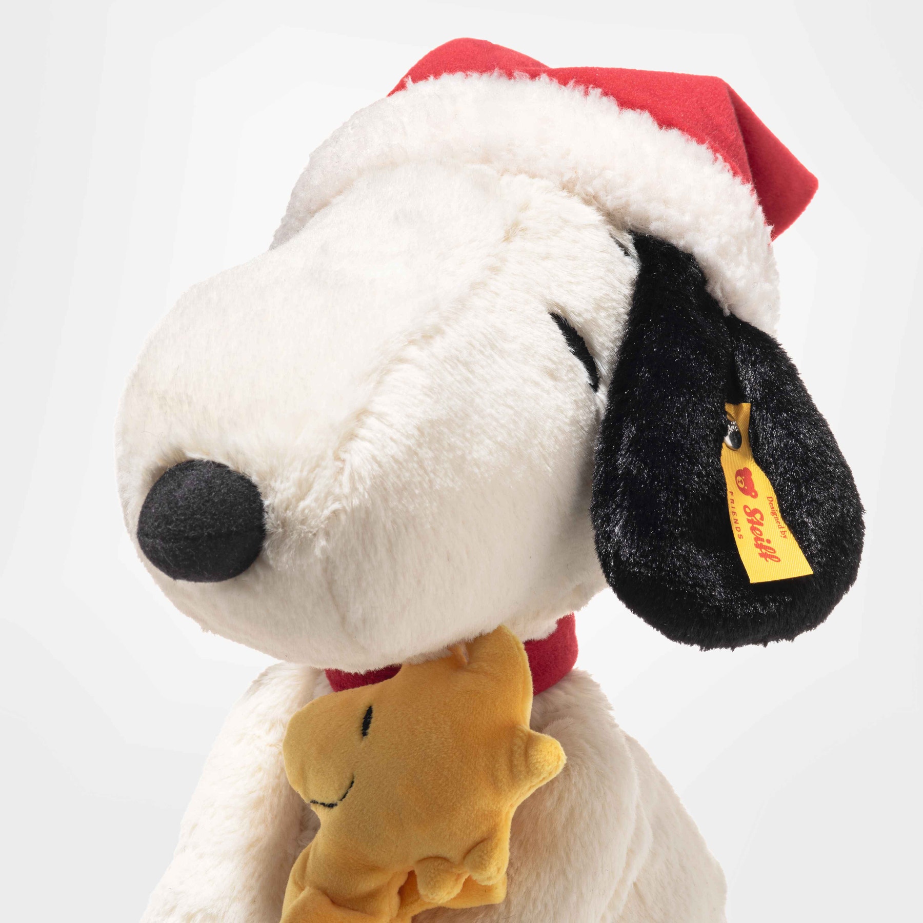 Snoopy Christmas with Woodstock in Santa hat, 30 cm, multicoloured