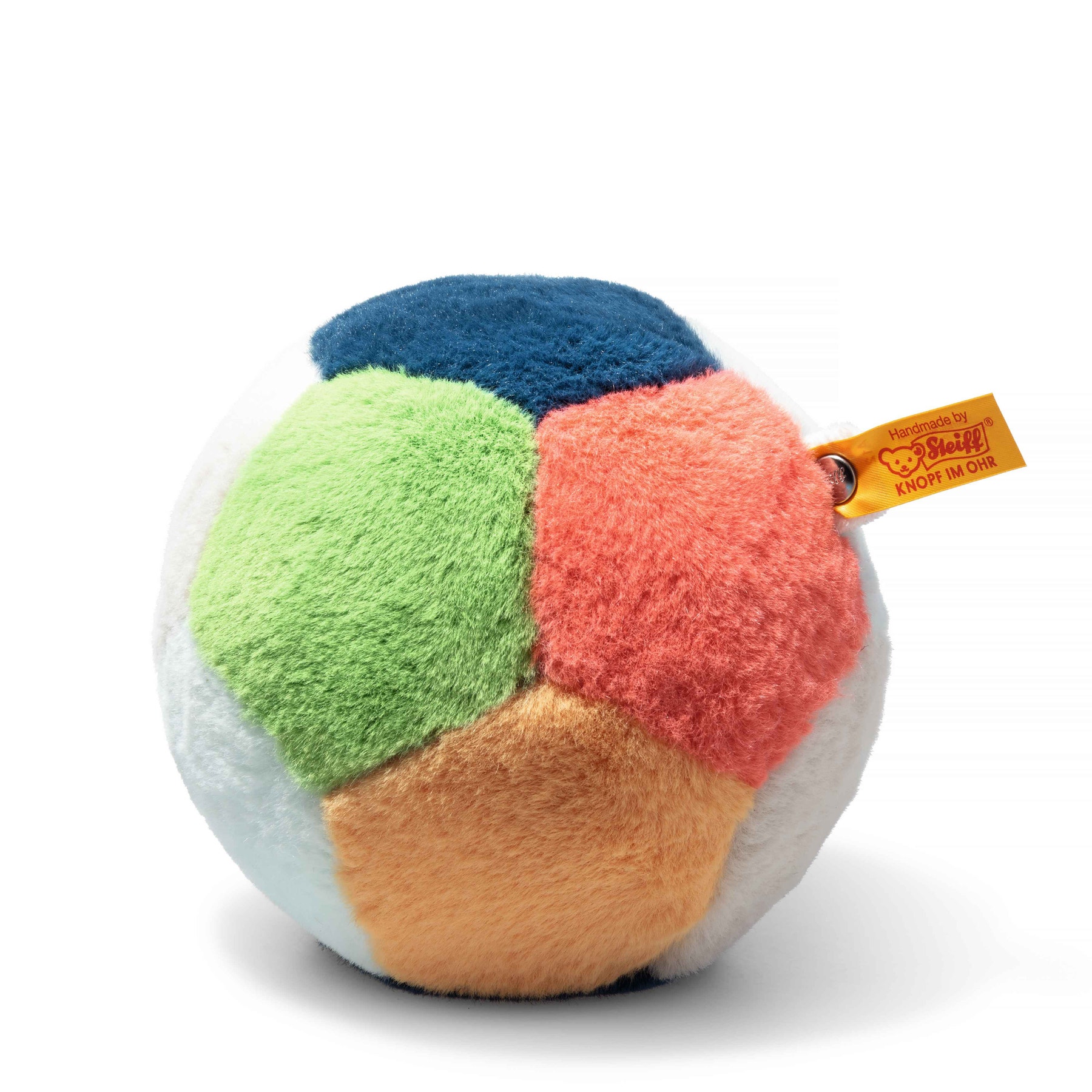 Plush Ball with Bell Rattle