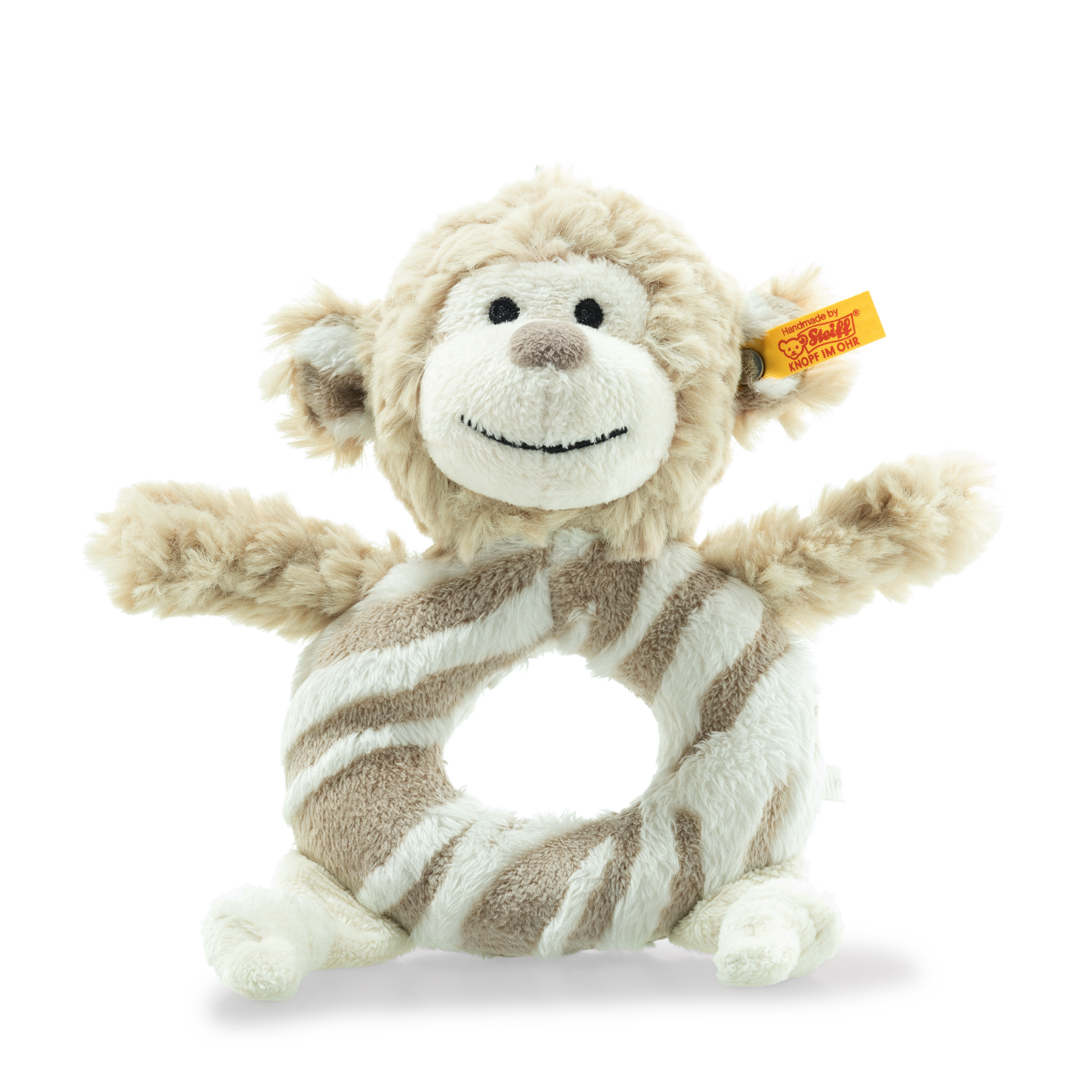 Soft Cuddly Friends Bingo monkey grip toy with rattle