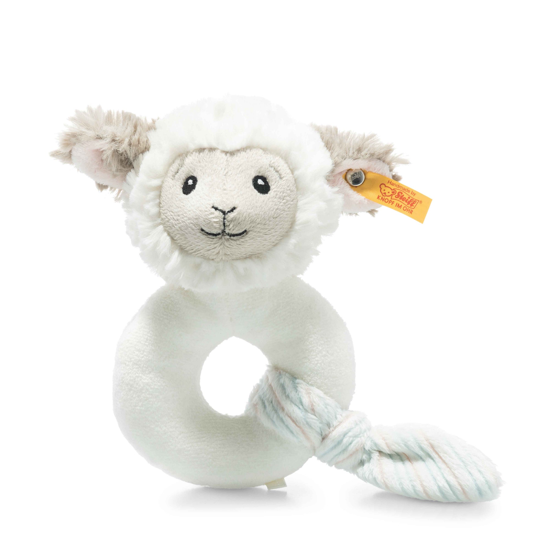 Soft Cuddly Friends Lita lamb grip toy with rattle