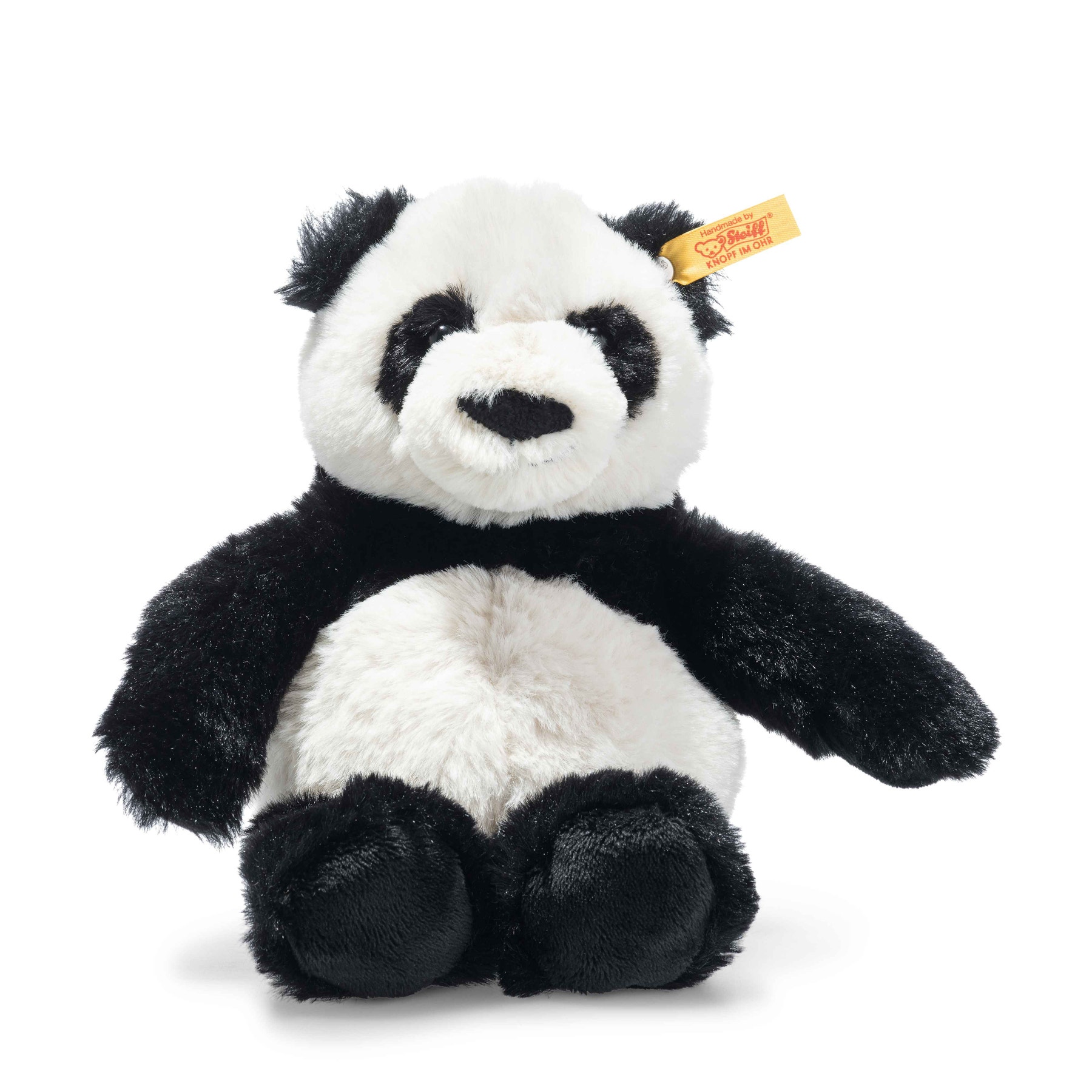 Steiff Ming Panda schwarz/weiß 16 cm Kuscheltier Plüschtier Stofftier Baby 