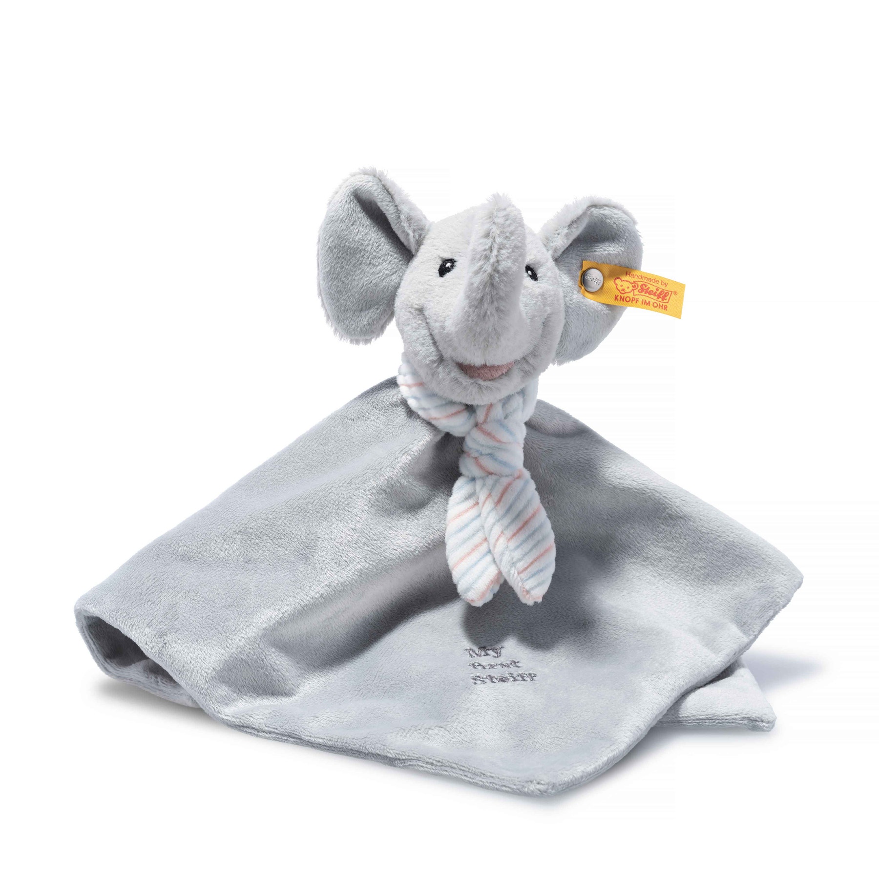 My first Steiff Ellie elephant comforter