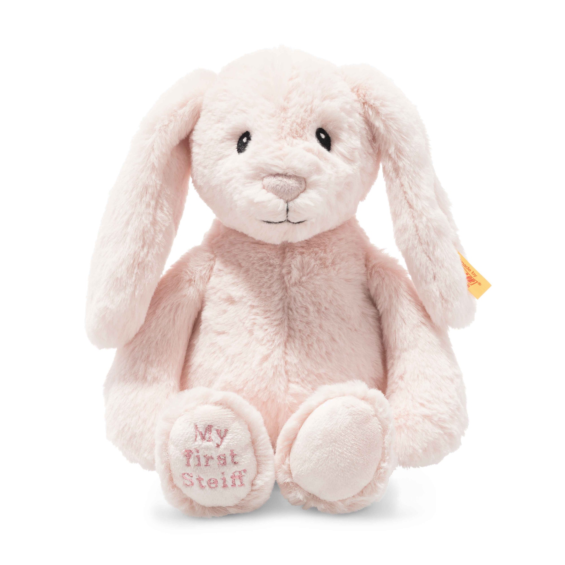 My First Steiff Hoppie Rabbit Pink