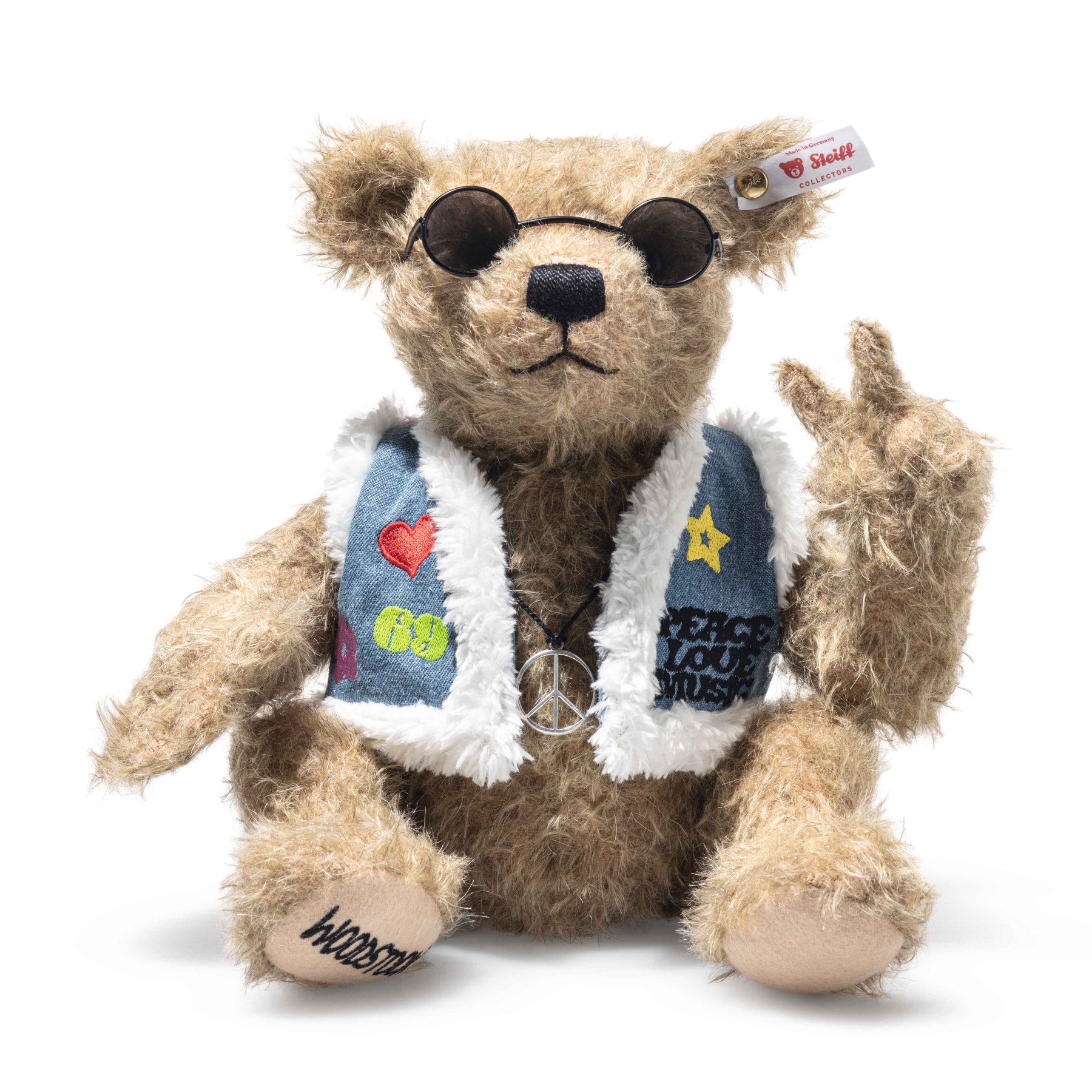 Steiff Rocks! Woodstock® Teddy Bear