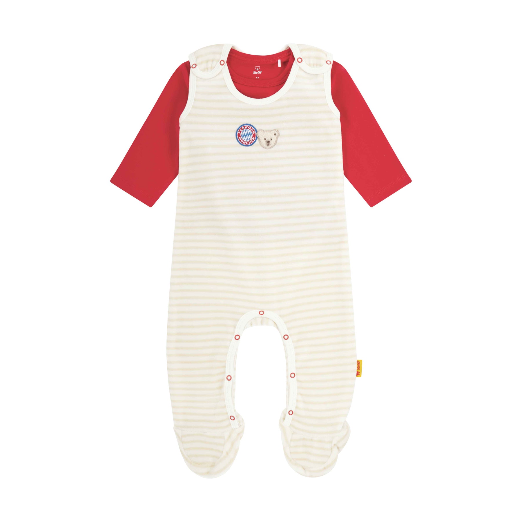 Strampler + T-Shirt langarm FC Bayern