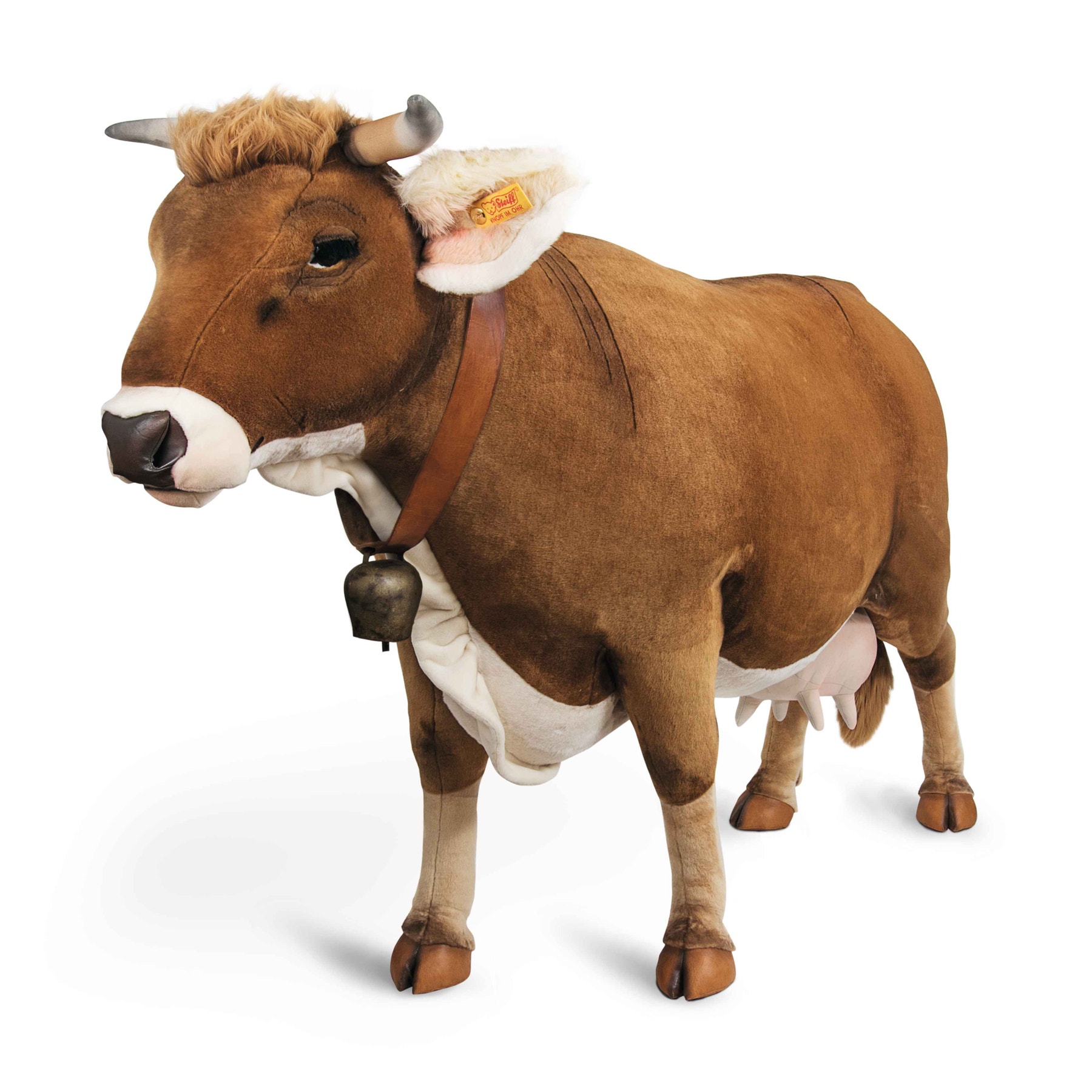Studio Cow 91 in light brown Steiff