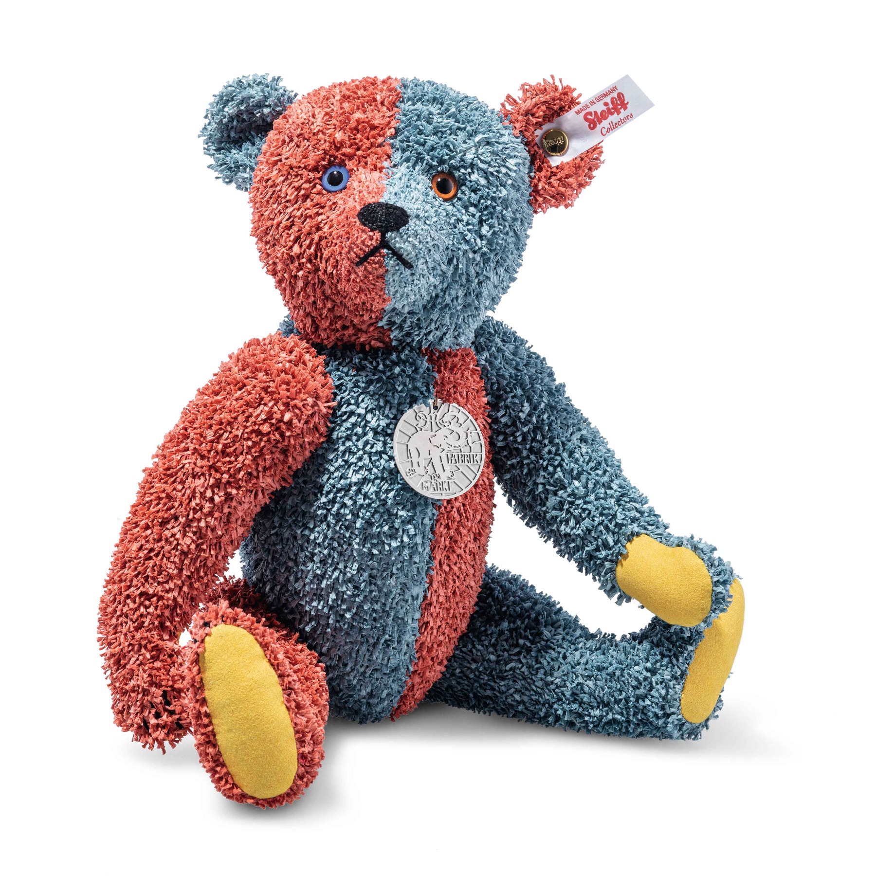 "Teddies for tomorrow" Harlequin Teddy Bear