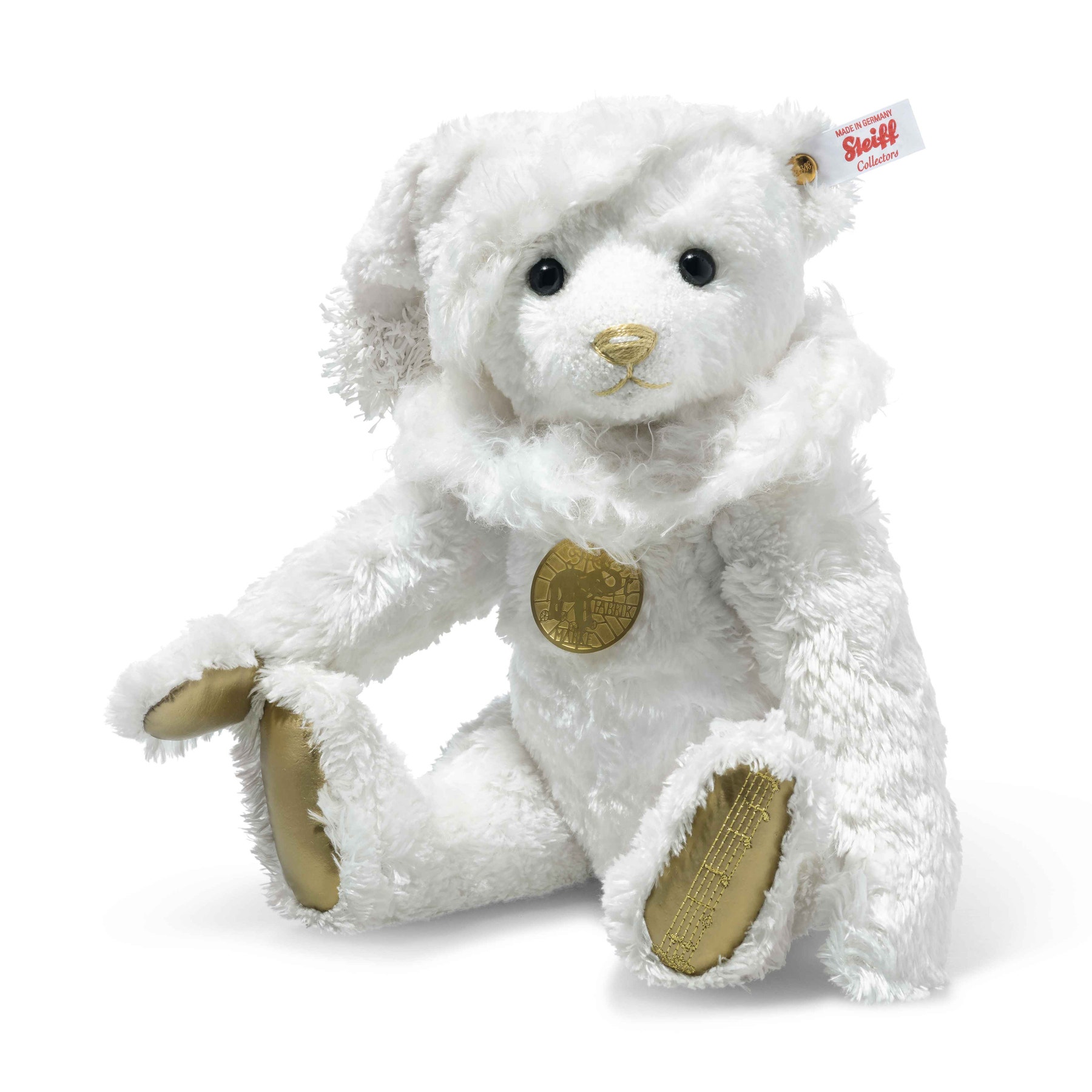 Teddies for tomorrow White Christmas Teddy bear