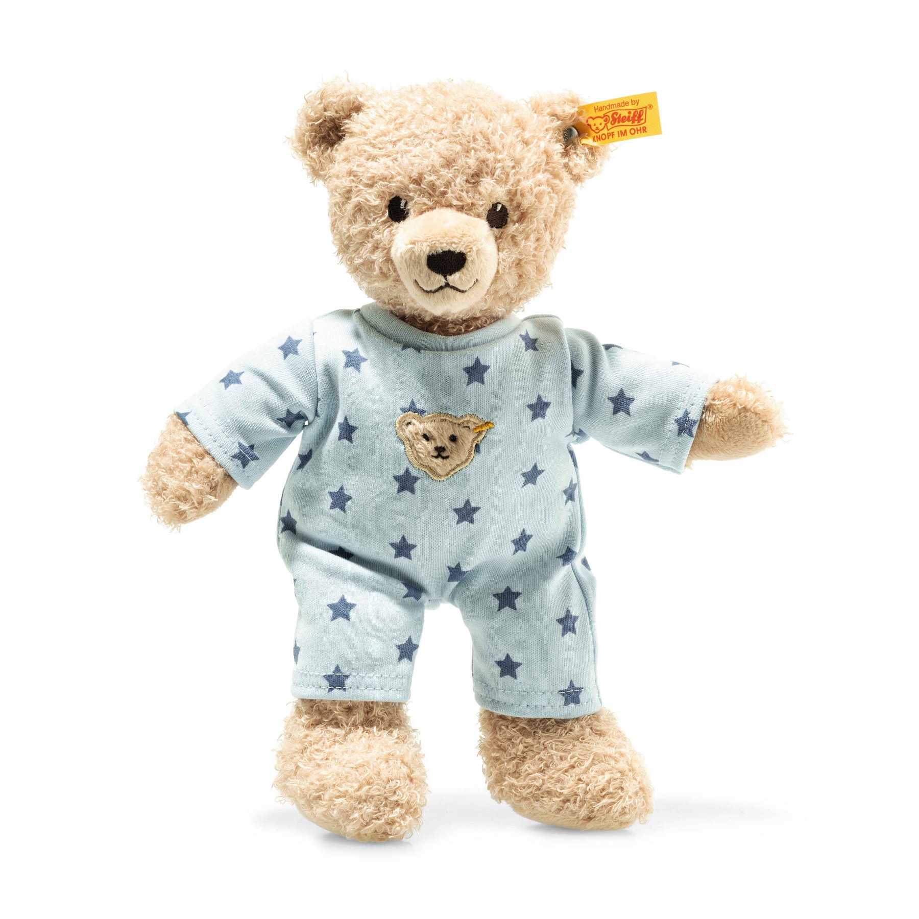 "Teddy and Me" Baby Bear in Blue Pajamas