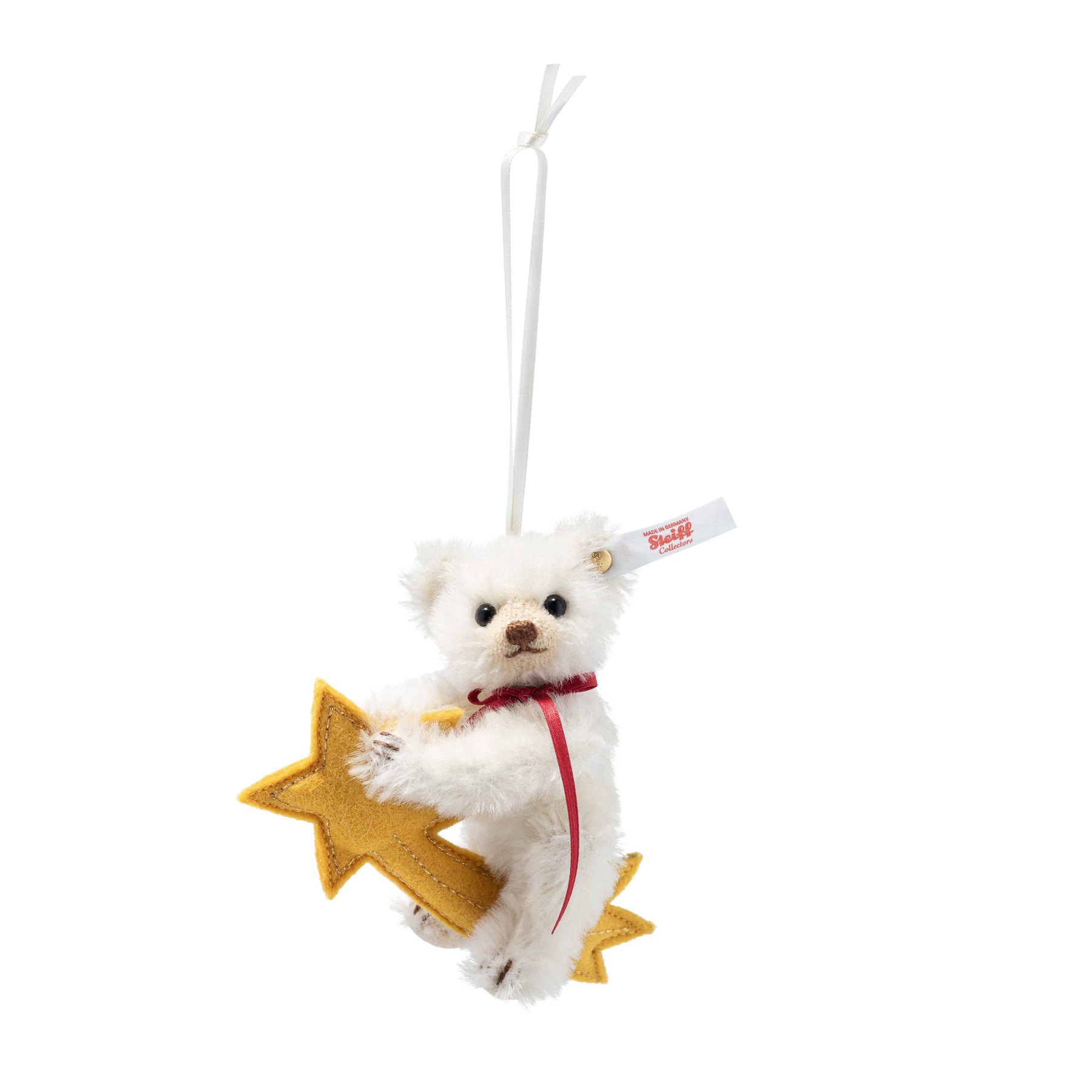 Teddy Bear on Shooting Star Ornament