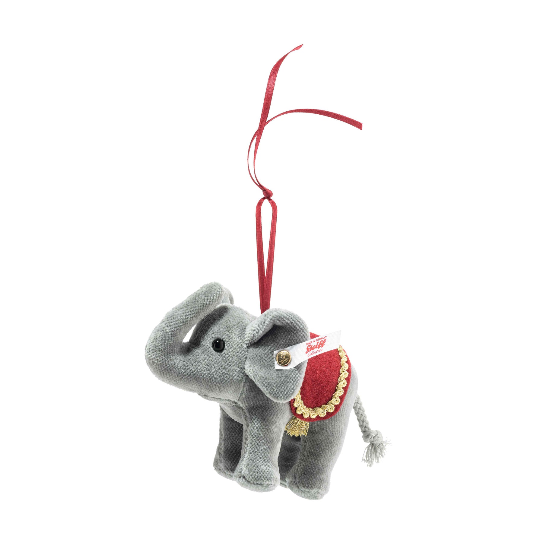 Christmas elephant ornament