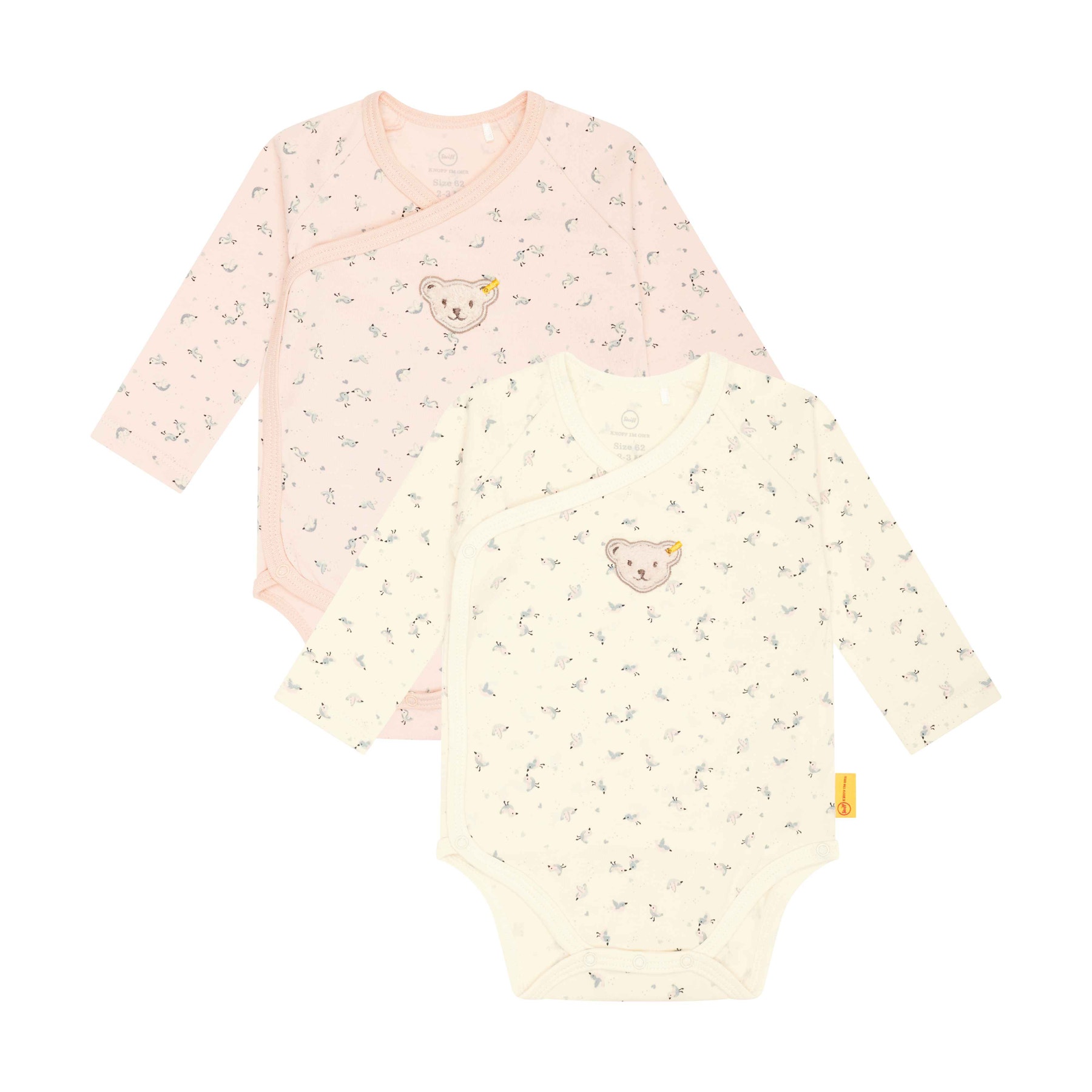 Pack de 2 body naissance manches longues