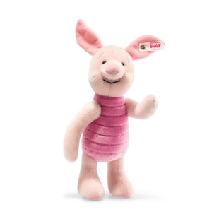 6.3"-JOINTED HEAD&ARMS "STEIFF "DISNEY MINIATURE PIGLET" EAN 683657 PINK MOHAIR 