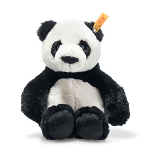 STEIFF 075773 Ming Panda 28cm weiß schwarz Soft Cuddly Friends 