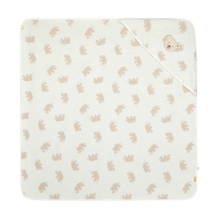 Bath towel with hood