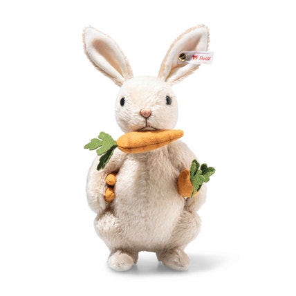 Springtime Rabbit Set Limited Edition, 8 in, light grey