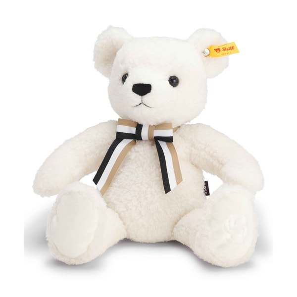 BOSS x Steiff Holly Teddy Bear, 12 in, white - Steiff.com
