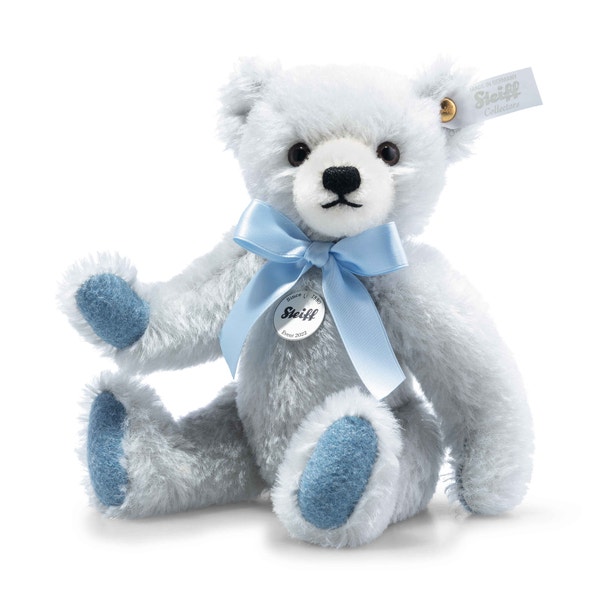 Steiff Club Event Teddy Bear 2022, 8 in, light blue - Steiff.com