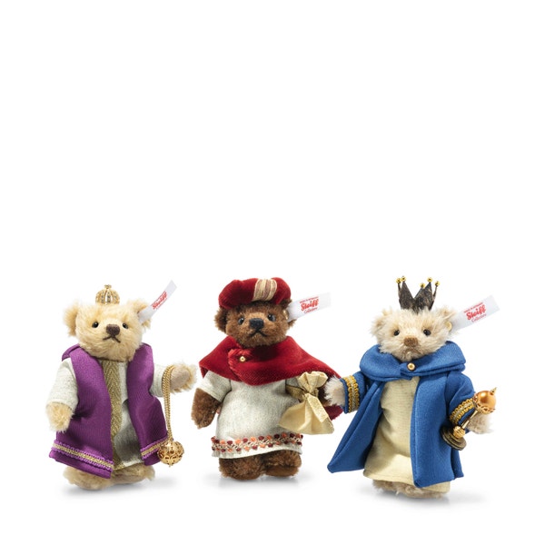 Three Holy Kings set, 4 in, multicolored - Steiff.com