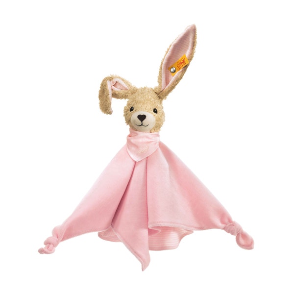 出産祝いなども豊富 Hoppel Steiff.com - rosa cm, 28 Schmusetuch, Hase その他