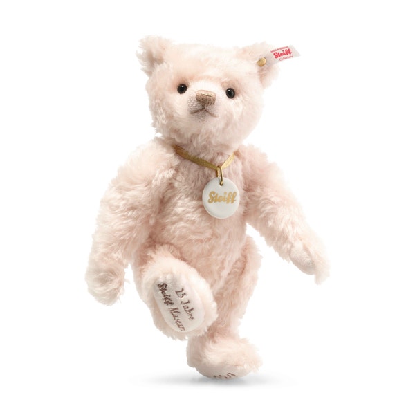 Museum Teddy bear, 11 in, pink - Steiff.com