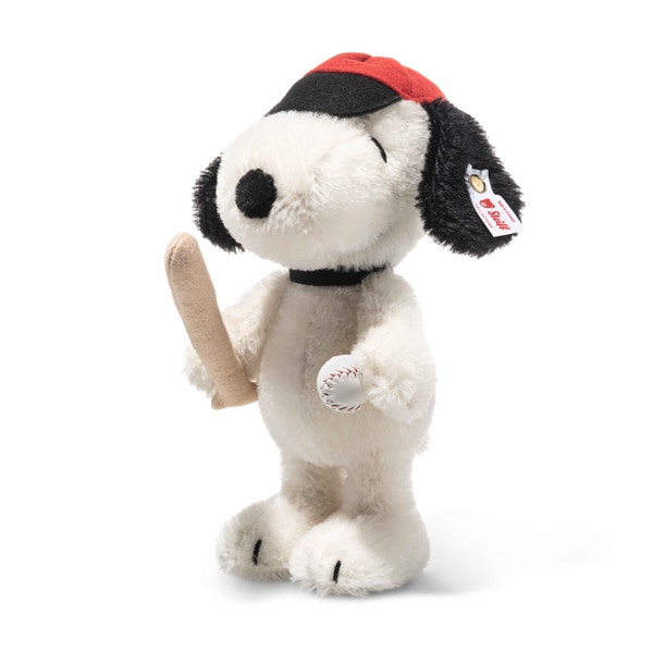 Steiff スヌーピー Snoopy Baseball, 9 in, white - Steiff.com
