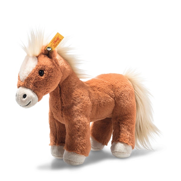 Soft Cuddly Friends Gola horse, 11 in, orange - Steiff.com