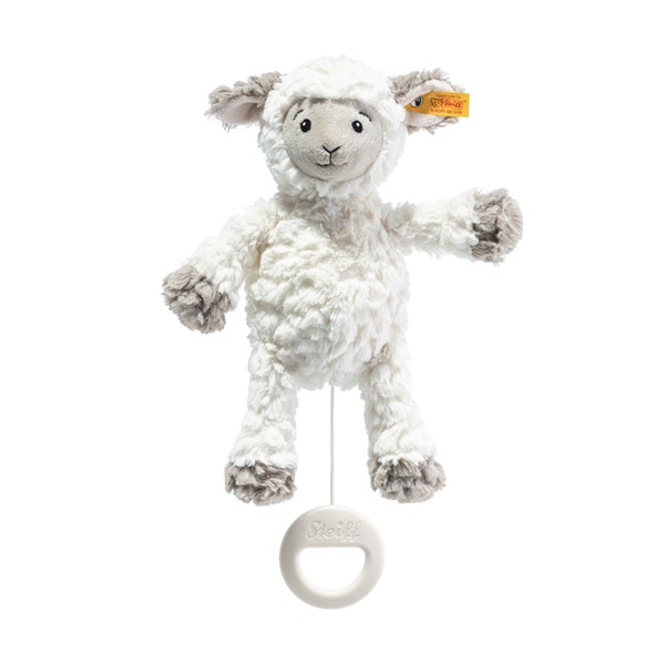 Lita Lamb Musical Pull Toy, 10 in, white - Steiff.com