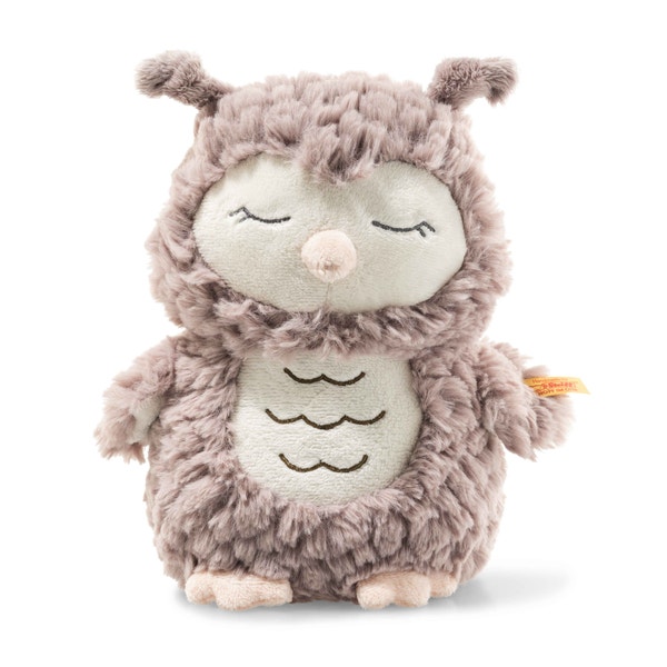 Soft Cuddly Friends Ollie owl, 23 cm, beige - Steiff.com