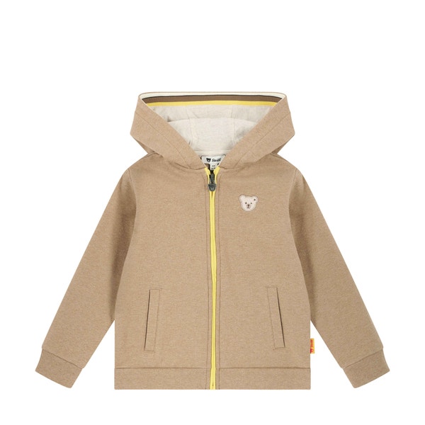 Sweatjacke, braun für Jungs