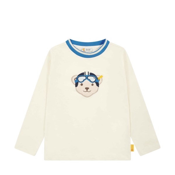 T-Shirt langarm, beige für Jungs - Steiff.com 