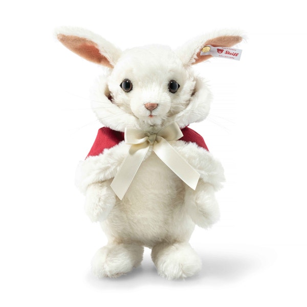 Christmas Rabbit with Wool Cape - 2024 Limited Edition, 9 in